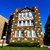 Tudor Revival apartment building on Blackstone Avenue